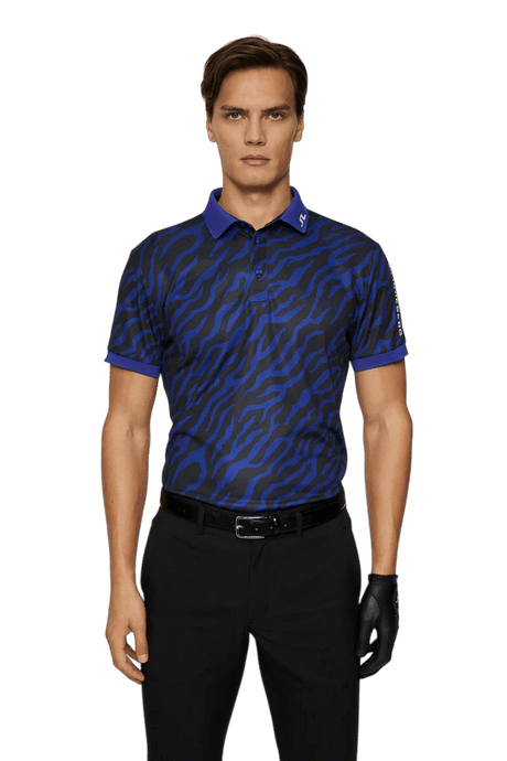 J.Lindeberg Tour Tech Tiger Clematis Print Polo - One Golf