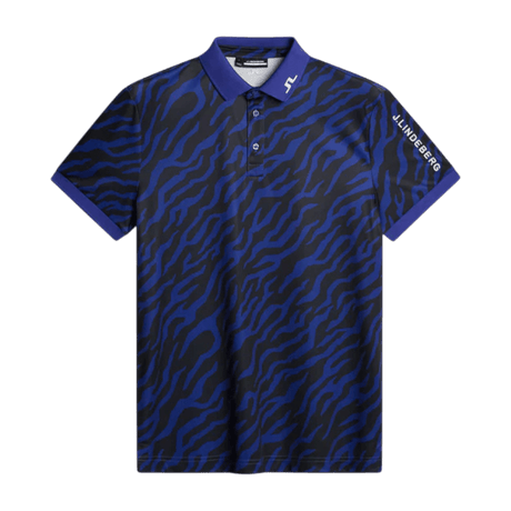 J.Lindeberg Tour Tech Tiger Clematis Print Polo - One Golf