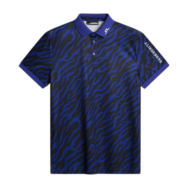 J.Lindeberg Tour Tech Tiger Clematis Print Polo - One Golf