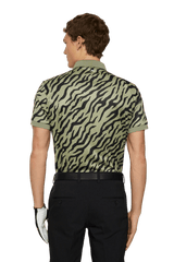 J.Lindeberg Tour Tech Tiger Olive Print Polo - One Golf
