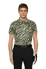 J.Lindeberg Tour Tech Tiger Olive Print Polo - One Golf