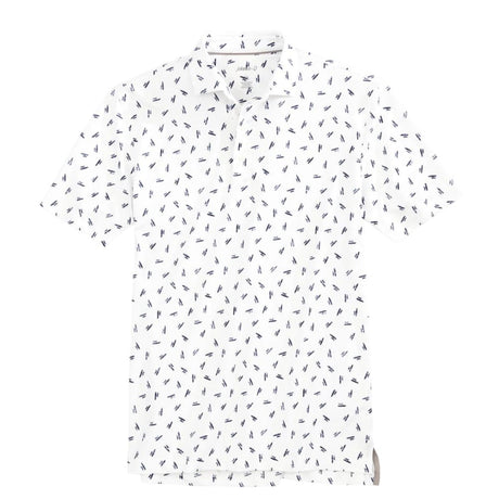 Johnnie-O Exeter Green/White Polo - One Golf