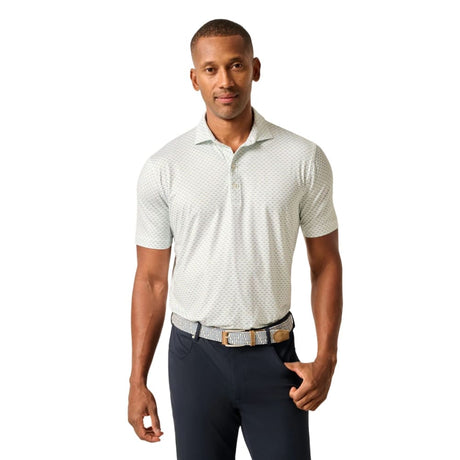 Johnnie-O Mint Julep White Polo - One Golf
