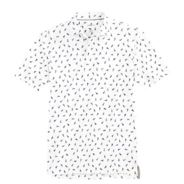 Johnnie-O Exeter Green/White Polo