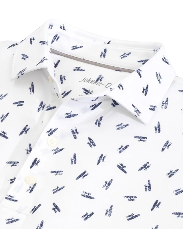 Johnnie-O Exeter Green/White Polo
