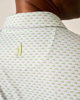 Johnnie-O Mint Julep White Polo