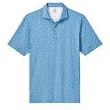 Johnnie-O Mojave Barrels Blue Polo