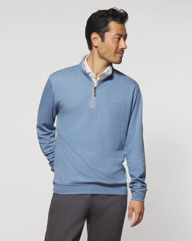 Johnnie-O Sully 1/4 Zip Laguna Blue Pullover