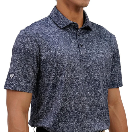 Levelwear Speckle Navy Marine Shirt - One Golf