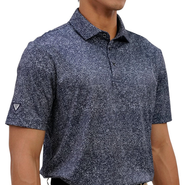 Levelwear Speckle Navy Marine Shirt - One Golf