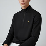 Lyle and Scott Golf Core Black 1/4 Zip - One Golf