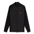 Lyle & Scott Black Hybrid Quilted Full Zip Golf Jacket - One Golf