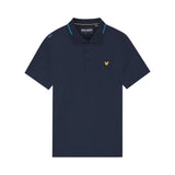 Lyle & Scott Golf 1874 Dark Navy Tipped Tech Polo Shirt - One Golf