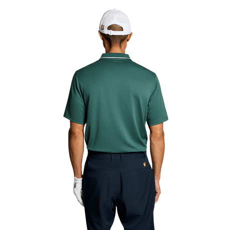 Lyle & Scott Golf 1874 Mediterranea Tipped Tech Polo Shirt - One Golf