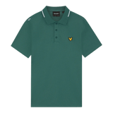 Lyle & Scott Golf 1874 Mediterranea Tipped Tech Polo Shirt - One Golf