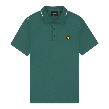 Lyle & Scott Golf 1874 Mediterranea Tipped Tech Polo Shirt - One Golf
