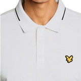 Lyle & Scott Golf 1874 White Tipped Tech Polo Shirt - One Golf