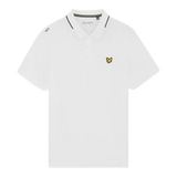Lyle & Scott Golf 1874 White Tipped Tech Polo Shirt - One Golf