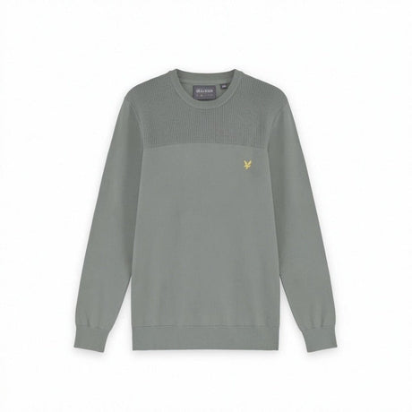 Lyle & Scott Golf Carbon Grey Crew Neck Pullover - One Golf