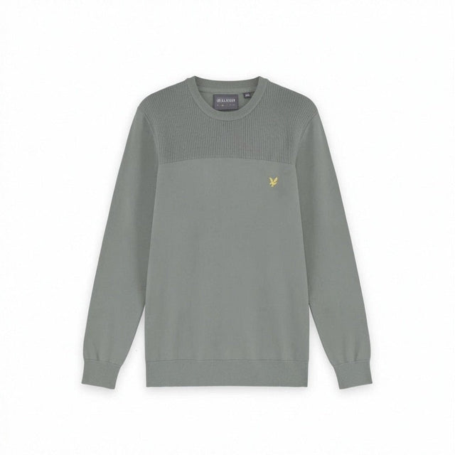 Lyle & Scott Golf Carbon Grey Crew Neck Pullover - One Golf