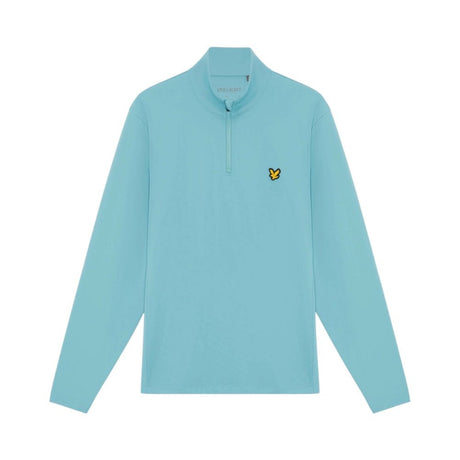 Lyle & Scott Golf Core Aquamarine Blue 1/4 Zip - One Golf