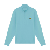Lyle & Scott Golf Core Aquamarine Blue Quarter Zip Midlayer - One Golf
