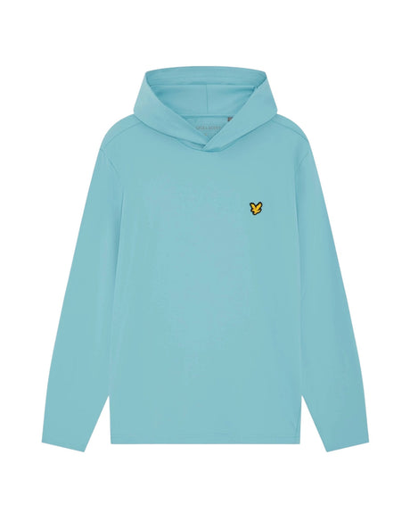 Lyle & Scott Golf Core Aquamarine Midlayer Hoodie - One Golf