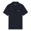 Lyle & Scott Golf Dark Navy Concealed Placket Polo Shirt - One Golf