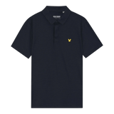 Lyle & Scott Golf Dark Navy Concealed Placket Polo Shirt - One Golf