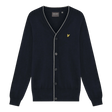 Lyle & Scott Golf Dark Navy Lightweight Knitted Cardigan - One Golf