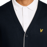 Lyle & Scott Golf Dark Navy Lightweight Knitted Cardigan - One Golf