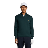 Lyle & Scott Golf Mediterranea Cotton Blend 1/4 Zip Jumper - One Golf