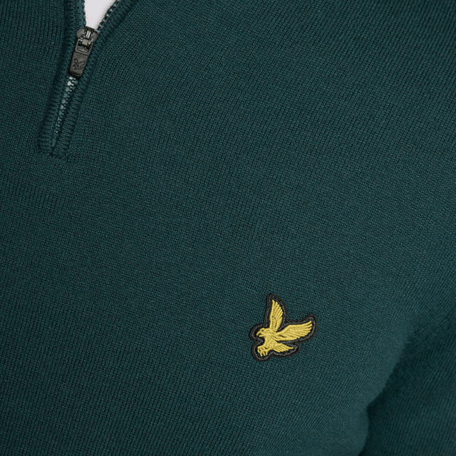 Lyle & Scott Golf Mediterranea Cotton Blend 1/4 Zip Jumper - One Golf