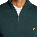 Lyle & Scott Golf Mediterranea Cotton Blend 1/4 Zip Jumper - One Golf