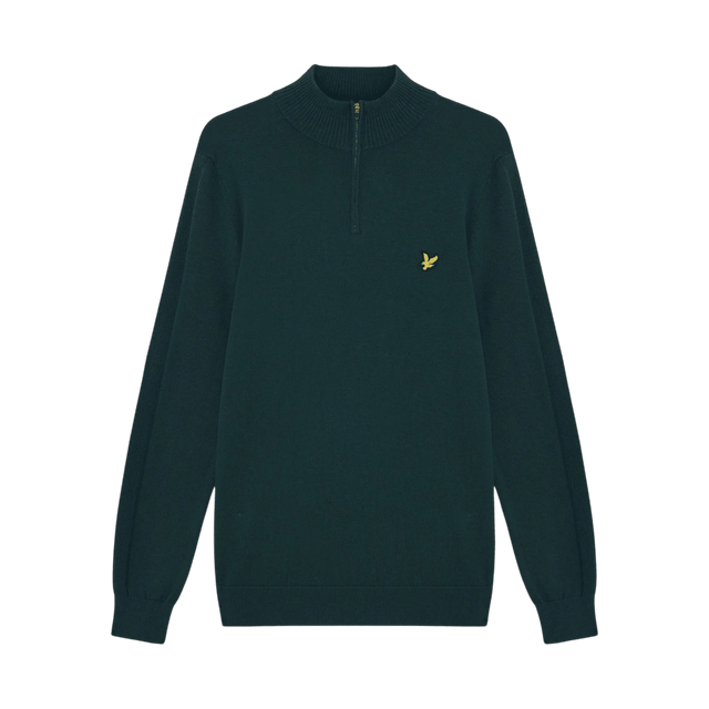Lyle & Scott Golf Mediterranea Cotton Blend 1/4 Zip Jumper - One Golf