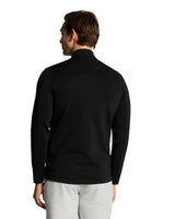 Lyle & Scott Black Hybrid Quilted Full Zip Golf Jacket
