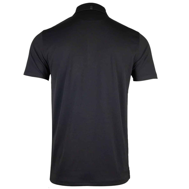 Lyle & Scott Tech Collar Polo Shirt Jet Black - One Golf
