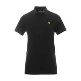 Lyle & Scott Tech Collar Polo Shirt Jet Black - One Golf
