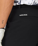 Macade Black Four-Way Stretch Shorts