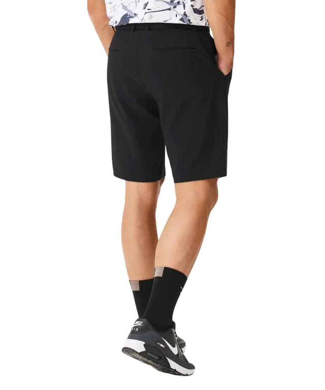 Macade Black Four-Way Stretch Shorts