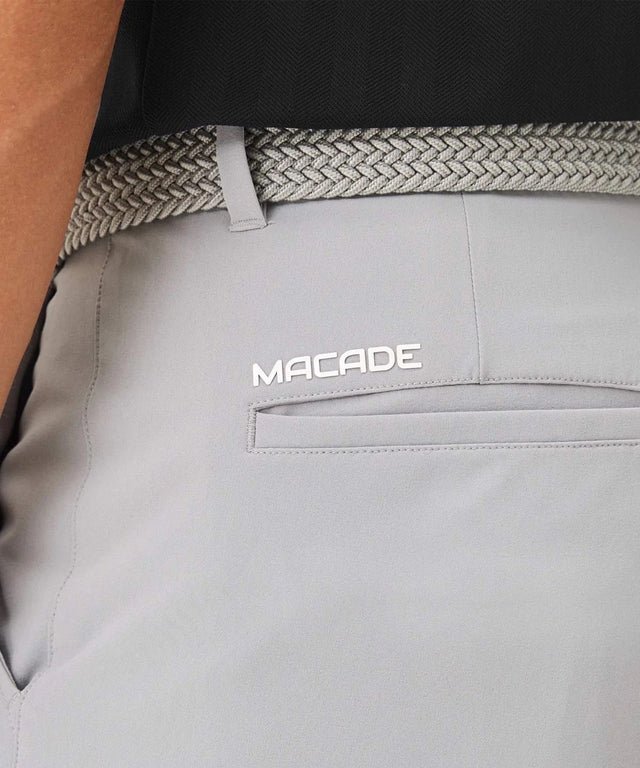 Macade Light Grey Four-Way Stretch Shorts