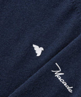Macade Bridge Dark Blue Merino Quarter Zip - One Golf
