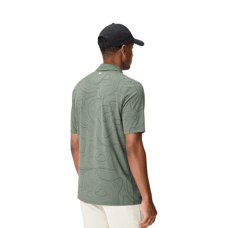 Macade Brooks Wayline Dark Green Golf Shirt - One Golf