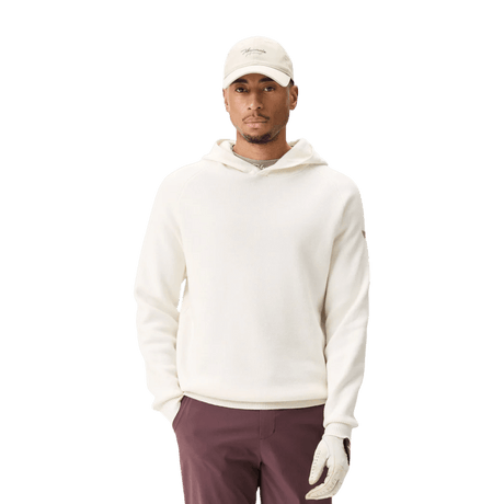 Macade Cream Tech Knit Hoodie - One Golf