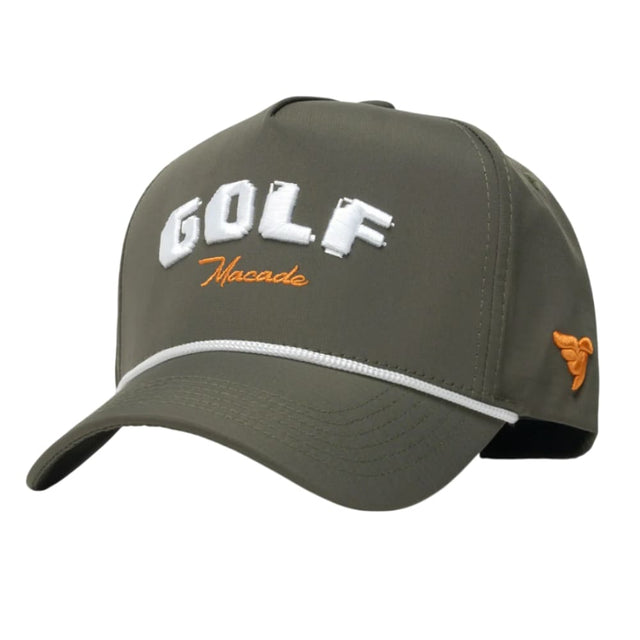 Macade Olive Crossover Rope Snapback