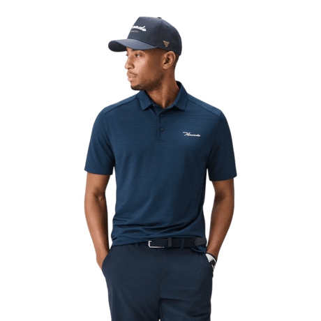 Macade Flight Steel Blue Golf Shirt - One Golf