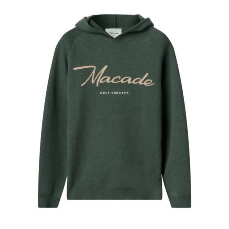 Macade Green Signature Knit Hoodie - One Golf