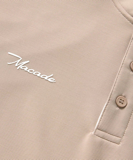 Macade Heath Tan Bomber Shirt - One Golf