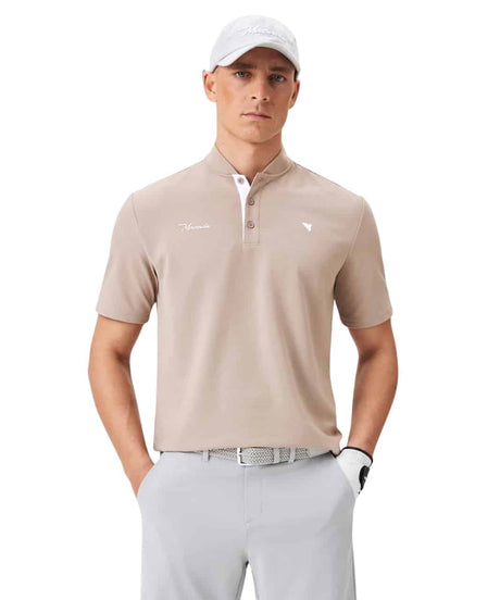 Macade Heath Tan Bomber Shirt - One Golf