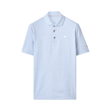 Macade Light Blue Ridgeweave TX Golf Shirt - One Golf